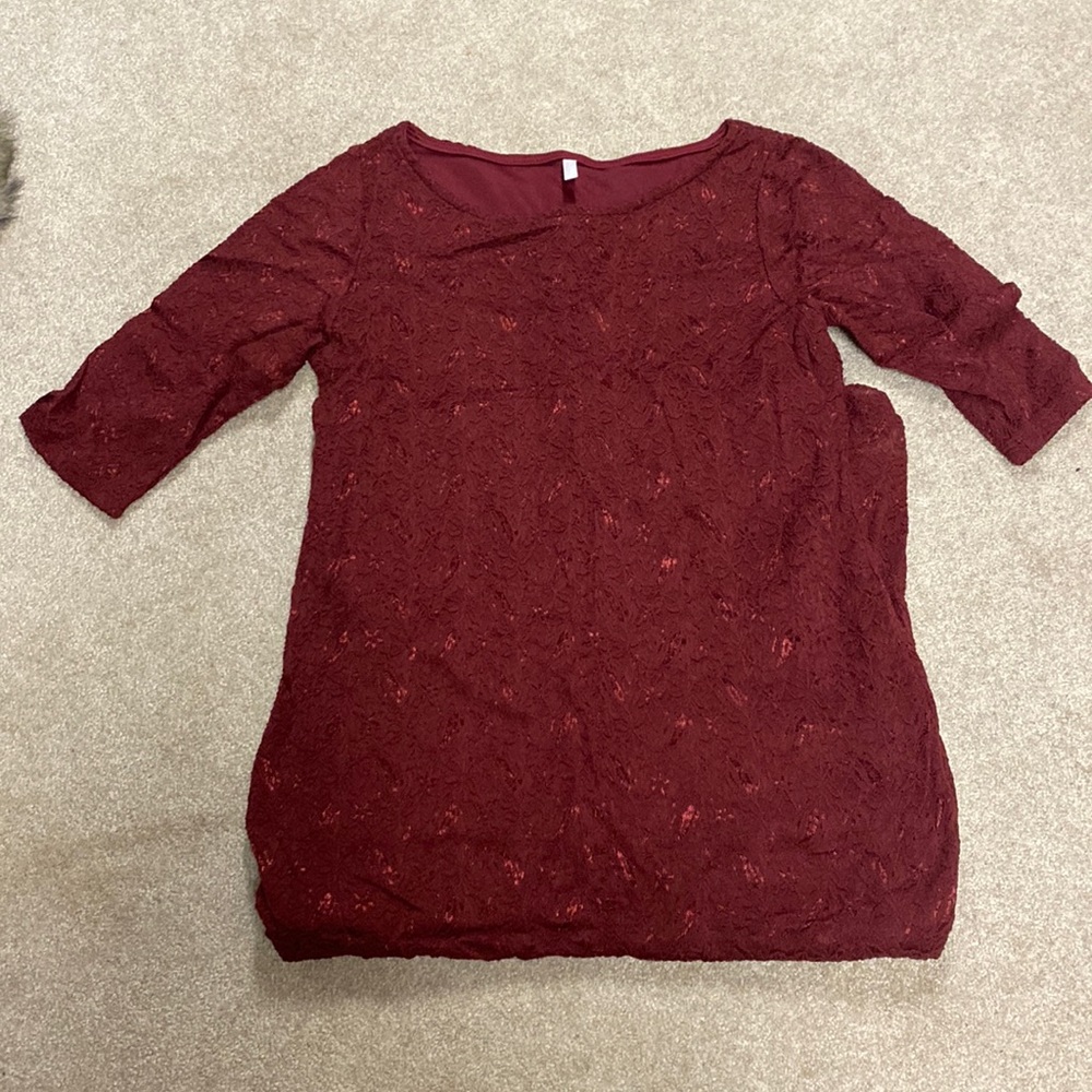 Pinkblush size Large, Maternity Lace sheath dress